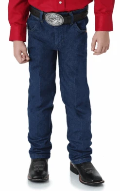 Boy's Wrangler 13MWZBP Prewashed Indigo Cowboy Cut® Original Fit Jeans (8-18) -Western Cowboy Clothing 13MWZBPfront