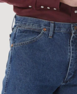 Wrangler 13MWZGK Men’s Stonewashed Prewashed Cowboy Cut® Original Fit Jean (SHOP IN-STORE TOO) -Western Cowboy Clothing 13MWZGK 5