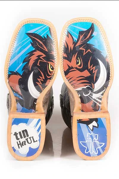 Men's Tin Haul 14-020-0007-0202 BR "Not Boaring" 13" Brown Wide Square Toe (Call To Check Size Availability) 5 Men's Tin Haul 14-020-0007-0202 BR "Not Boaring" 13" Brown Wide Square Toe (Call To Check Size Availability) - Image 3