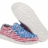 Men's Hey Dude 40001-9C8 Wally Stars And Stripes Shoe (also Has Women's And Youth Sizes) 2 Men's Hey Dude 40001-9C8 Wally Stars And Stripes Shoe (also Has Women's And Youth Sizes) -Western Cowboy Clothing 150202699 5
