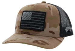 Hooey 2110T-TNBK "Liberty Rope" Camo And Black Trucker Cap