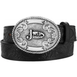 Justin 242BK Black Trophy Belt SALE