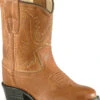 Infant Old West 3129 Tan Round Toe 1 Infant Old West 3129 Tan Round Toe -Western Cowboy Clothing 3129 Old West