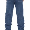 Wrangler 31MGSHD Heavyweight Stone Denim Prewashed George Strait Cowboy Cut® Relaxed Fit Jean (SHOP IN-STORES TOO) -Western Cowboy Clothing 31MGSHDback
