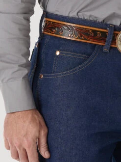 Wrangler 31MWZDN Men's Rigid Indigo Cowboy Cut® Relaxed Fit Jean (SHOP IN-STORES TOO) -Western Cowboy Clothing 31MWZDN ALT4