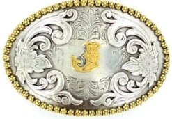 Nocona 37072 Oval Initial Buckles -Western Cowboy Clothing 37072J 2779c340 62de 490e 8201 e2ed8cb402d3