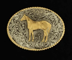 Nocona 37404 Standing Horse Oval Buckle