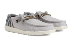 Men's Hey Dude 40006-270 Wally Funk Stone Shoe (also Has Women's And Youth Sizes)