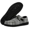 Men's Hey Dude 40017-0YB Wally Serape Black Gravel Shoe (also Has Women's And Youth Sizes) 1 Men's Hey Dude 40017-0YB Wally Serape Black Gravel Shoe (also Has Women's And Youth Sizes) -Western Cowboy Clothing 40017 0YB WALLY SERAPE BLACK GRAVEL LEFT 3