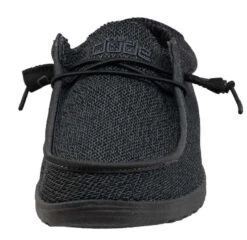 Men's Hey Dude 40019-0XJ Wally Sox Micro Total Black Shoe (also Has Women's Sizes) 11 Men's Hey Dude 40019-0XJ Wally Sox Micro Total Black Shoe (also Has Women's Sizes) -Western Cowboy Clothing 40019 0XJ 4
