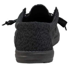 Men's Hey Dude 40019-0XJ Wally Sox Micro Total Black Shoe (also Has Women's Sizes) 12 Men's Hey Dude 40019-0XJ Wally Sox Micro Total Black Shoe (also Has Women's Sizes) -Western Cowboy Clothing 40019 0XJ 5