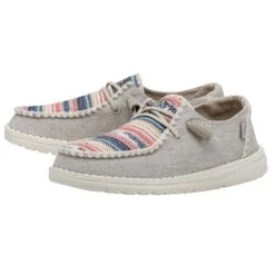 Women's Hey Dude 40056-3UN Wendy Boho Blanket Bryce Shoe -Western Cowboy Clothing 40056 3UN WENDY BOHO BLANKET BRYCE LEFT 2