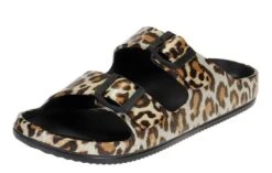 Women's Corkys Hey Girl 41-5134-LEOP Leopard Waterslide Slide