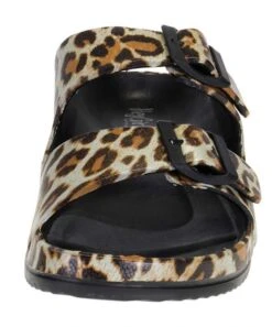 Women's Corkys Hey Girl 41-5134-LEOP Leopard Waterslide Slide -Western Cowboy Clothing 41 5134leo 2
