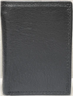 Top Notch Accessories 5100BK Black Smooth Tri-fold Wallet