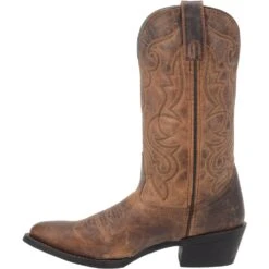 Women's Laredo 51112 11" Maddie Tan Leather Round Toe -Western Cowboy Clothing 51112 3