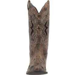 Women's Laredo 52133 13" Brown/Black Inlay Lucretia Snip Toe 12 Women's Laredo 52133 13" Brown/Black Inlay Lucretia Snip Toe -Western Cowboy Clothing 52133 3