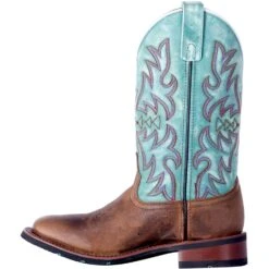 Women's Laredo 5607 11" Tan Anita Leather Wide Square Toe Boot -Western Cowboy Clothing 5607 3 1500x.progressive 579f9565 e615 48d6 9beb 7e3324431078