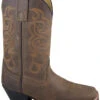 Women's Smoky Mountain 6274 Brown Oil Distressed Square Toe Boot 2 Women's Smoky Mountain 6274 Brown Oil Distressed Square Toe Boot -Western Cowboy Clothing 6274