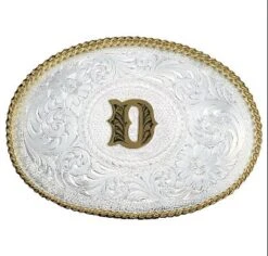 Montana Silversmiths 700 Initial Buckles 18 Montana Silversmiths 700 Initial Buckles -Western Cowboy Clothing 700D