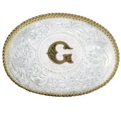 Montana Silversmiths 700 Initial Buckles 19 Montana Silversmiths 700 Initial Buckles -Western Cowboy Clothing 700G