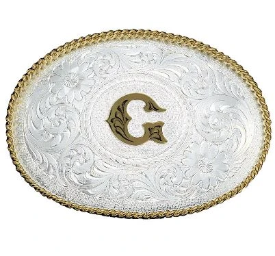 Montana Silversmiths 700 Initial Buckles 7 Montana Silversmiths 700 Initial Buckles - Image 5