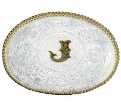 Montana Silversmiths 700 Initial Buckles 21 Montana Silversmiths 700 Initial Buckles -Western Cowboy Clothing 700J