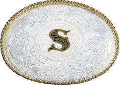 Montana Silversmiths 700 Initial Buckles 25 Montana Silversmiths 700 Initial Buckles -Western Cowboy Clothing 700S