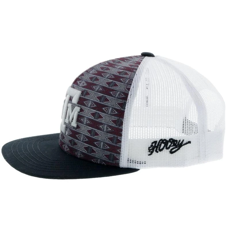 Hooey "7025T-MAWH" Texas A&M Aztec Maroon And White Snap Back Cap (Online Only) 4 Hooey "7025T-MAWH" Texas A&M Aztec Maroon And White Snap Back Cap (Online Only) - Image 2