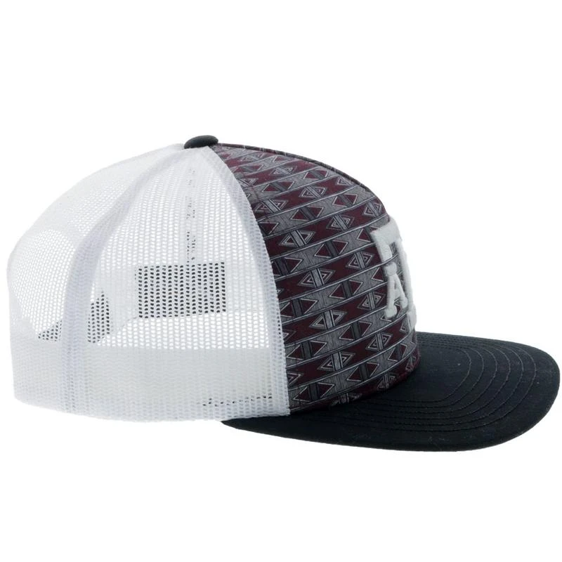 Hooey "7025T-MAWH" Texas A&M Aztec Maroon And White Snap Back Cap (Online Only) 5 Hooey "7025T-MAWH" Texas A&M Aztec Maroon And White Snap Back Cap (Online Only) - Image 3