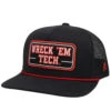 Hooey "7058T-BK" Texas Tech Black Wreck 'Em Snap Back Cap (Online Only) -Western Cowboy Clothing 7058T BK 2 1000x1000 ef00a074 7341 4215 9920 3f5648c4dbfe