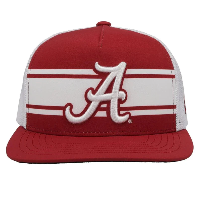 Hooey "7212T-RDWH" University Of Alabama Logo "A" Crimson/White Snap Back Cap 4 Hooey "7212T-RDWH" University Of Alabama Logo "A" Crimson/White Snap Back Cap - Image 2