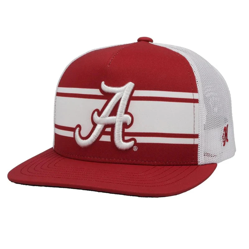Hooey "7212T-RDWH" University Of Alabama Logo "A" Crimson/White Snap Back Cap 3 Hooey "7212T-RDWH" University Of Alabama Logo "A" Crimson/White Snap Back Cap