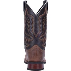 Laredo 7800 11" Sand Montana With Chocolate Top Wide Square Toe -Western Cowboy Clothing 7800 heel c02e4d50 532a 49a9 9f39 aa6c266989cf