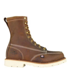 Men's Thorogood 804-4378 American Heritage – 8″ Trail Crazyhorse Safety Toe - Moc Toe Mawear90™ -Western Cowboy Clothing 804 4378 side 6e19631a fc9c 48a3 904b e18f6ada60ba