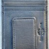 Top Notch Accessories 804BK Black Full Grain Leather Money Clip W/ ID Slot -Western Cowboy Clothing 804BK 1