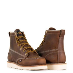 Men's Thorogood 814-4203 American Heritage – 6″ Trail Crazy Horse Moc Toe – Maxwear Wedge -Western Cowboy Clothing 814 4203 3