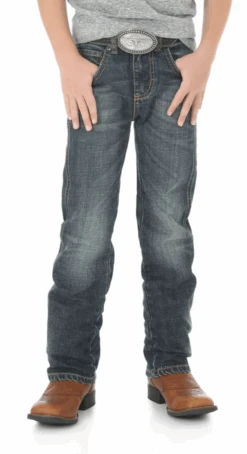 Little Boy's Wrangler 88JWZBZ (1T-7) Bozeman Retro® Slim Fit Straight Leg Jean -Western Cowboy Clothing 88JWZBZfront