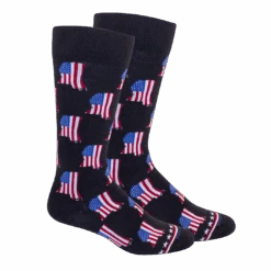Brown Dog 99-18420 Mississippi, USA Navy Sock (Single Pair) MADE IN USA