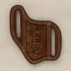 Ariat A1801744 Medium Brown Pancake Knife Sheath Sleeve 2 Ariat A1801744 Medium Brown Pancake Knife Sheath Sleeve -Western Cowboy Clothing A1801744