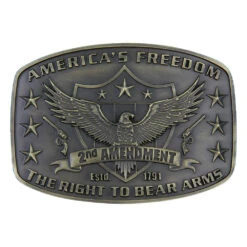 Montana Silversmiths A272 2nd Amendment Heritage Attitude Buckle
