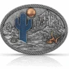 Montana Silversmiths A825 Desert Moon Cactus Attitude Buckle