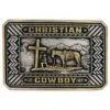 Montana Silversmiths A898 Beaming Christian Cowboy Attitude Buckle