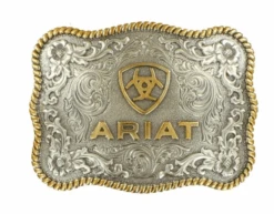 Ariat A37007 Scallop Rope Edge Logo Buckle
