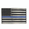 Montana Silversmiths A644TBL Stand Behind The Blue Line Flag Attitude Buckle -Western Cowboy Clothing ATTITUDE4