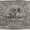 Ariat A37011 Silver Team Roper Buckle -Western Cowboy Clothing BUCKLE1
