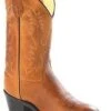 Youth Old West CCY1129G Tan Round Toe -Western Cowboy Clothing CCY1129G