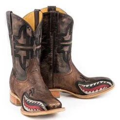 Men's Tin Haul 14-020-0007-0412 WARHAWK 11" Brown Wide Square Toe (Call To Check Size Availability) 7 Men's Tin Haul 14-020-0007-0412 WARHAWK 11" Brown Wide Square Toe (Call To Check Size Availability) -Western Cowboy Clothing Capture2