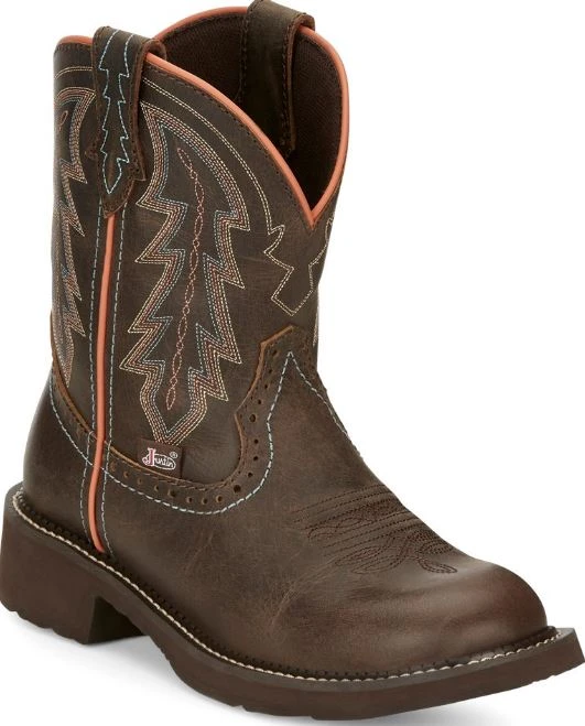 Justin Boots Women's Justin GY9538 Gypsy Lyla Brown Round Toe Boot (SHOP IN-STORE TOO) 3 Justin Boots Women's Justin GY9538 Gypsy Lyla Brown Round Toe Boot (SHOP IN-STORE TOO)