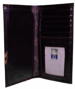 Zep-Pro IWD4BRW-UTX University Of Texas Longhorns Brown Debossed Tall Wallet -Western Cowboy Clothing College2InsideWithoutSleeve f28c9ce9 f92e 436c 9659 a742f36c54f6